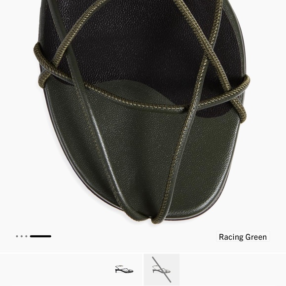 KHAITE Black Strappy Sandals - Picture 2 of 7